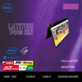 Dell Latitude 7440 Touchscreen 2in1 Core i7 Gen 13 Ram 32GB-256GB D-RC