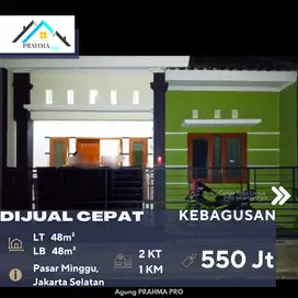 Kebagusan Jaksel Dijual Rumah Hunian Nyaman Asri Lokasi Strategis