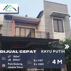 Kayu Putih Jakarta Timur Dijual Rumah 2 Lantai Semi Furnished
