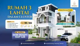 Rumah Mewah 3 Lantai di Gamping sleman  Attic Room dan Kolam Renang