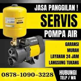 Tukang Servis pompa air panggilan dan bor sumur sanyo / tukang ledeng