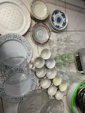 JUAL PIRING DAN GELAS KACA / KERAMIK