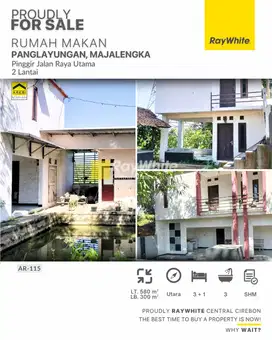 Dijual Ruang Usaha eks Rumah Makan di Panglayungan Majalengka