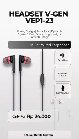 V-GEN VEP1-23 HEADSET