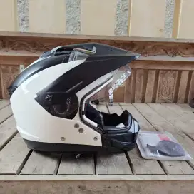 Nolan helm n70 2x pure white original fullset big size XXXL