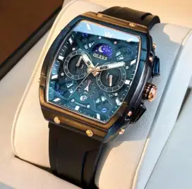 OLEVS Jam Tangan Pria Original Anti Air Analog Sport