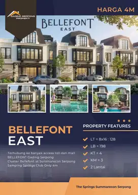 Now Limited Offer Bellefont Summarecon Gading Serpong Grand Prize BYD