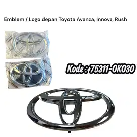 Logo depan toyota emblem avanza innova rush