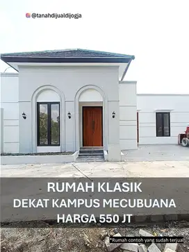 Rumah dekat RS PKU Gamping di Jl Wates KM 9 Sedayu Siap Bangun