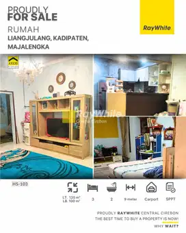 Dijual Rumah Siap Huni di Liangjulang Majalengka