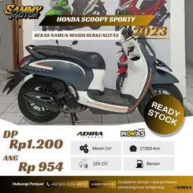 DP 1.200 SUDAH DAPAT SCOOPY SPORTY TAHUN 2023 LIKE NEW
