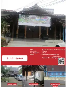 Dijual Gedung Serba Guna dan Kolam Renang Puri Permata Asri