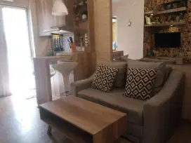 SEWA APARTEMEN BASURA TIPE 2BR FURNISH DIATAS MALL