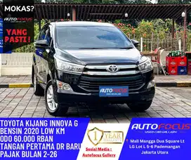 Toyota Kijang Innova Reborn 2.0 G AT bensin nik 2020 Hitam Metalik low