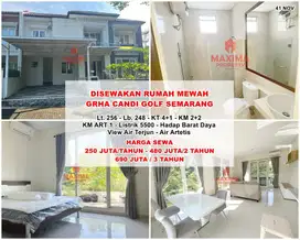 Rumah sewa grha candi golf disewakan