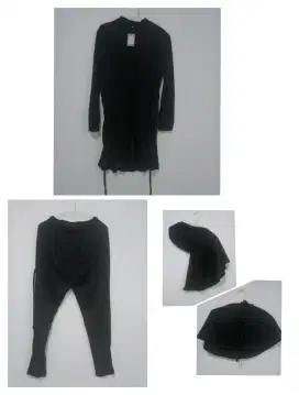 Alivia Swimwear AS03 - Baju Renang Wanita Muslimah Dewasa warna Hitam.