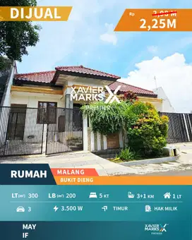 Dijual Rumah Di Perumahan Bukit Dieng Malang