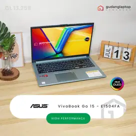 ASUS VivoBook Go E1504FA OLED AMD Ryzen 3 - 7320U 8/512 Garansi Resmi