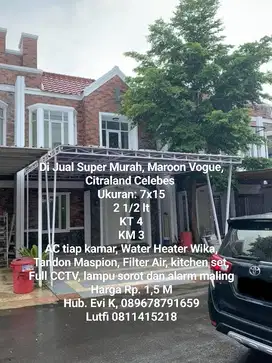 Di Jual Murah Rumah Minimalis, Citraland Celebes