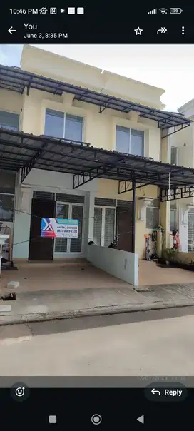 Dijual Rumah 3 lt 4,5 x 12 m2 di Pasadena Cengkareng unfurnished ada 3