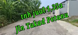 Dijual Tanah 1,35a di Jln Tukad Petanu Denpasar Bali