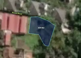 Rare land of 459 sqm located in Central Ubud for 26 years leasehold