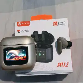 MIXIO MT-12 ANC TWS LCD Bluetooth Headset Earphone