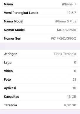 iphone 6 plus 16 gb ( IBOX )