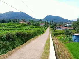 Tanah Pemandangan gunung Puntang akses Banjaran kota