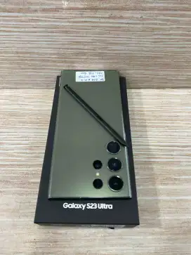 Di jual HP SAMSUNG GALAXY S23 ultra RAM 12GB ROM 512GB warna GREEN