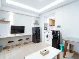 Apartemen 1BR Full Furnished Hadap Danau 15min Karawaci Tangerang