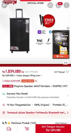 Polytron paspro 12f7