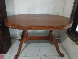 Di jual meja makan jati bekas