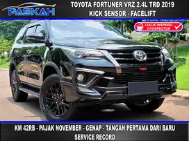 KICK SENSOR Km=42k PAJAK=JUN-2026 Bunga=5.5% Fortuner 2.4 VRZ TRD 2019