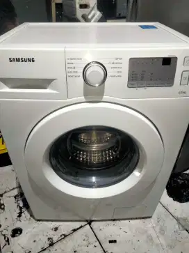 mesin cuci 1 tabung Samsung front loading normal mulus
