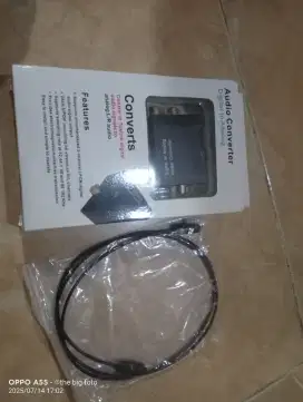 Audio convret,baru beli