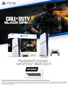 (Promo) Sony PS5 Slim Disc Eiger Black White (Kredit Tanpa DP)