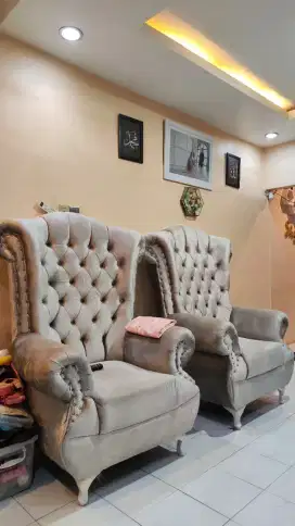 Bangku sofa kursi ruang tamu sultan mewah