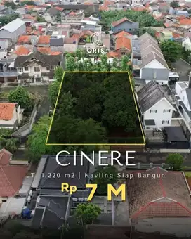 Cinere Tanah Kavling Siap Bangun Dalam Komplek Tanah Kotak