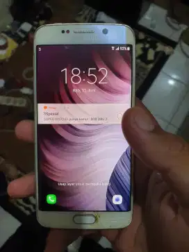 Jual Hp samsung s6 edge 3/64gb minus