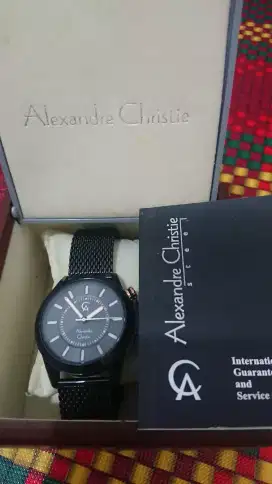 Jam tangan pria cowok merk Alexander Christie original