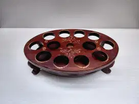 Tempat Aqua Gelas Kayu Jati Asli Jepara - Rp75.000