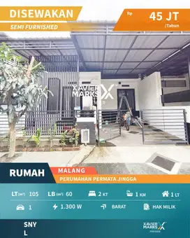Disewakan Rumah Semi Furnish Di Permata Jingga, Soehat - Malang