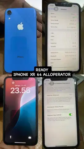 iPhone XR 64GB FULLSET ALL OPERATOR SECOND LIKE NEW99%