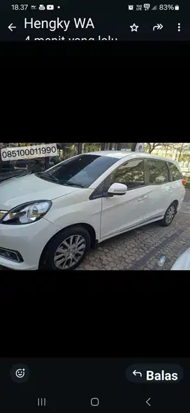 Honda Mobilio 2014 Bensin