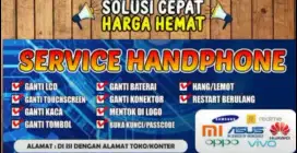 Service hp panggilan ( anter - jemput )