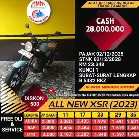 YAMAHA XSR 155 TH 2023 PLAT JKT PAJAK ON BODY MULUS SIAP PAKAI