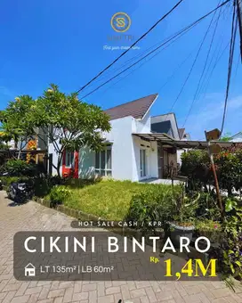 Dijual rumah siap huni posisi hoek dalam cluster bebas banjir