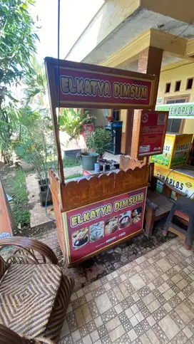 Gerobak kayu ex dimsum