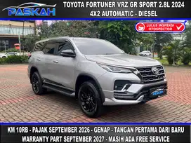 Bunga=4,5% Km=10rb Pajak=1TAHUN Toyota Fortuner 2.8 VRZ GR Sport 2024